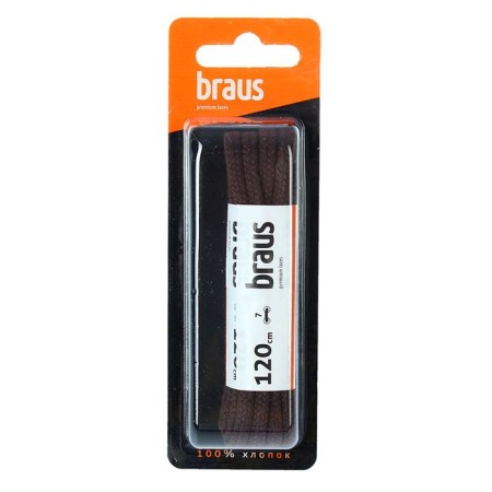 Shoe shoes are round, d = 5mm, 120cm, brown color-2