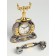 Watch alarm clock, on batteries, 25 x 17 x 6.3 cm, dial d-7 cm