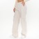 Cargo trousers are female, dairy color, size 44