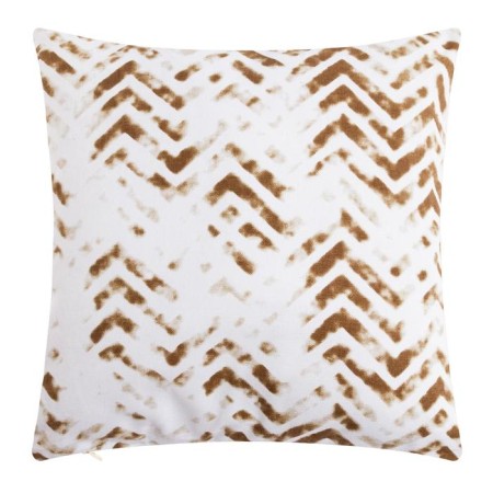 Decorative pillowcase 40x40 cm, Zigzags Beige, 100% cotton