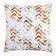 Decorative pillowcase 40x40 cm, Zigzags Beige, 100% cotton