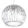 Lamp Bayerlux 6330/1, 1he27 15W, transparent 31x24+60 cm
