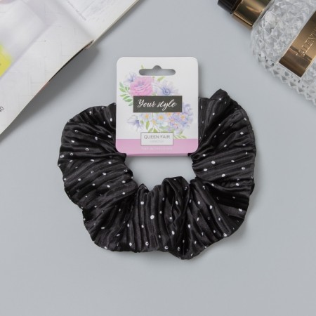 Hair elastic band "Orbit" Netiva reaping, 12 cm, black
