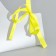 Carriage for flowers with tape, 30x25x12 cm, yellow