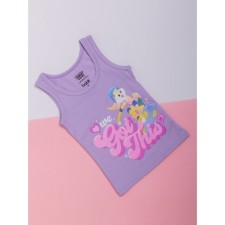 T -shirt for girls, height 128 cm, lilac color