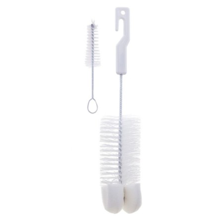 A set of brushes for bottles and nipples, with a sponge, 2 pcs, color mix-1