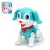 Tobby dog ​​walks, light, sound, works from batteries, blue color