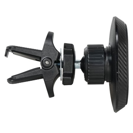 Holder for a phone in the AIRLINE deflector, a clothespin with a nut, magnetic, adjustable-2