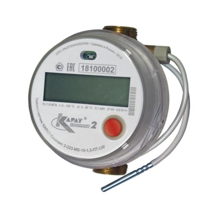 Carat heating system compact 2-223-MB-15-1.5-PT-3V-LW, feed, Lorawan, 3 pulsed entrance