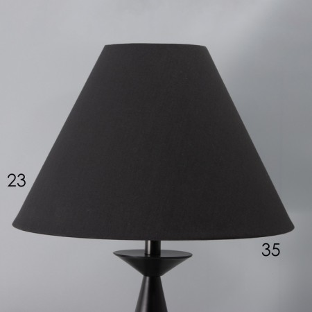 Traffic lamp with lampshade Risalux "Erica", E27, 40 W, Black, 34 × 34 × 56 cm-2