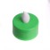 LED candles, nightlines Led Risalux "graffiti" set of 4 pcs., Green, RGB, 3.5 × 3.5 × 4 cm