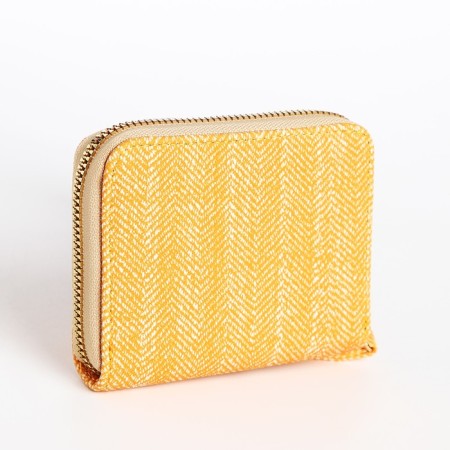 Children's wallet with lightning, yellow color-1