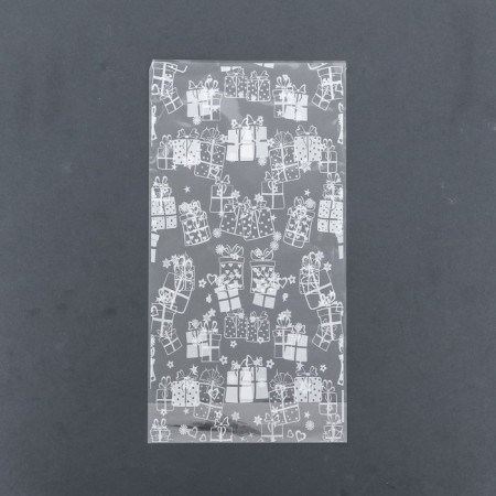 Package Packing BOPP, with a bottom fold, "Gifts" 15*30 cm-2