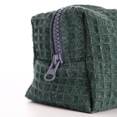 TEXTURA lightning cosmetic bag, green color-5