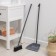 Floor brush with an etna scoop, gray color