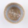Kashpo wicker "Namibia", 17.5x17.5x16 cm, natural, blue