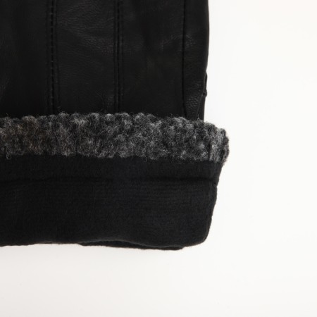 Male gloves, size XXXL, with insulation, black color-3