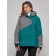 Ski jacket women's winter, size 60, dark green color