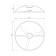 Mantra Nepal, LED, 7200LM, 2700-5000K, 260 mm, black color, black