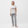 Home Home "Dachshund" (T -shirt, trousers), white/gray color, size 44