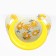 Set: nipple - dummy with the holder "flowers", orthodontic, +6 months, yellow color