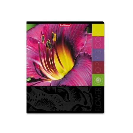 A notebook of 96 sheets in the Erichkrause "Color Palette", cover coated cardboard, selective UV-lak, mix-6