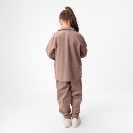 Kids Kaftan "Velvet", p. 34 (122-128), dusty pink-4