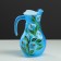 Set for juice with tray "Calla" art painting, 6 glasses 1250/200 ml, blue