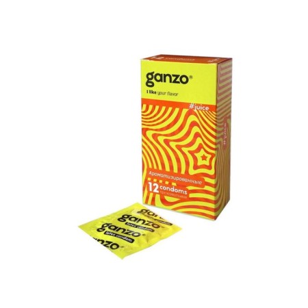 Ganzo Juice condoms "Aromatized", 12 pcs.-1