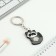 Acrylic keychain "Raccoon", 7.2 x 14 cm