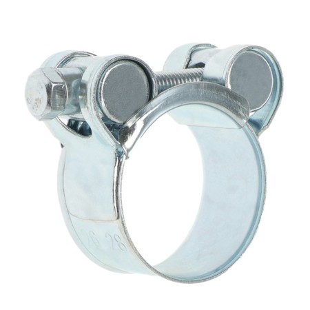 The clamp zein English, diameter 26-28 mm, width 18 mm, galvanized-6