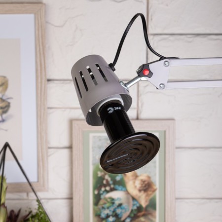 Infrared lamp, ceramic, for heating animals, 150 watts, E27, era-3
