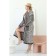 Cardigan female, size 60, brown color