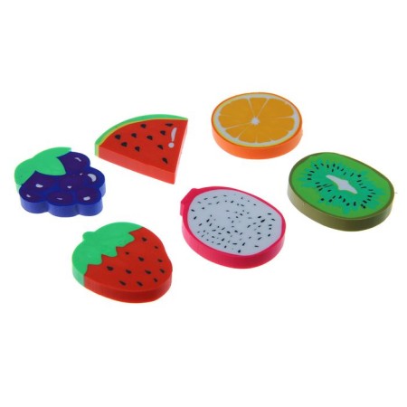 Figure eraser "Fruits", mix (barcode on a piece)-1