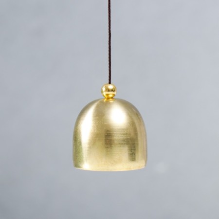Wind Music Metal "Ganesha in Golden Flower" 5 bells 56x8 cm-5