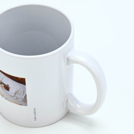 Ceramic mug with sublimation is expensive “I want to be at home”, 320 ml-2