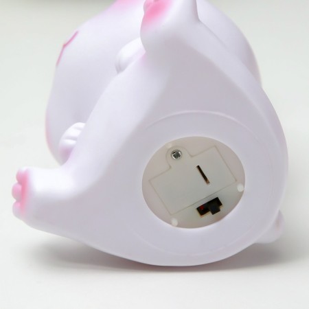 Night "Bunny" LED from batteries white-pink 9.5x14.5 cm-7
