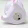 Night "Bunny" LED from batteries white-pink 9.5x14.5 cm