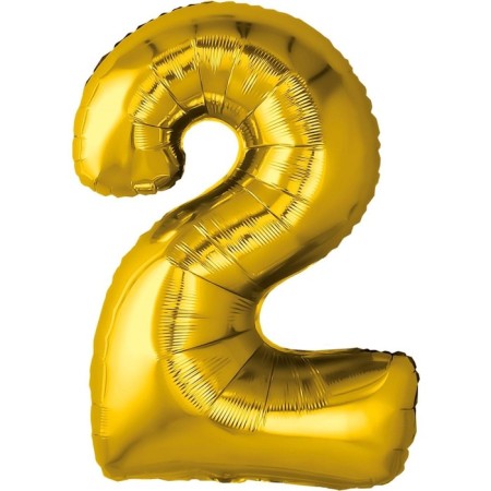 Foil ball 32 "Figure 2", gold-1