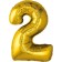 Foil ball 32 "Figure 2", gold