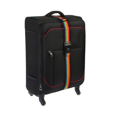 A belt for a suitcase or bags with a code lock of tundra, mix-2