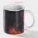Homeleon mug ceramic shade “Fire”, 350 ml, black color