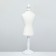 Animal clothing mannequin, textile, height 41 cm, OG 32 cm, from 25 cm, white