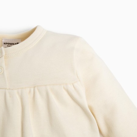 Body dress I am "Merry XMAS", height 62-68 cm, beige color-2