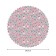 The tablecloth "abundance of butterflies", round, Saten, d = 150 cm