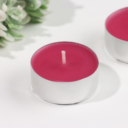 A set of tea candles aromatic "berries", 3.8x1.6 cm, 3.5 hours, 12 g, 6 pieces-2