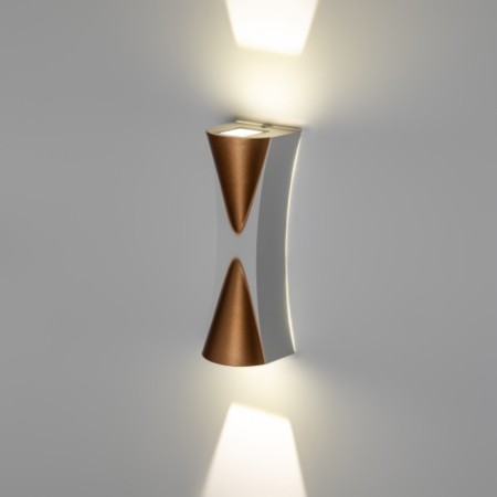 Decorative lighting LED 6W 3500k white/IP54 gold for interior, facades of buildings
