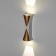Decorative lighting LED 6W 3500k white/IP54 gold for interior, facades of buildings