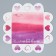 Bearbox, confectionery packaging with PVC lid, “with love”, 10.5 x 10.5 x 3 cm