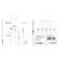 Hoco M101 Max, wired, inserts, microphone, 1.2 m, white